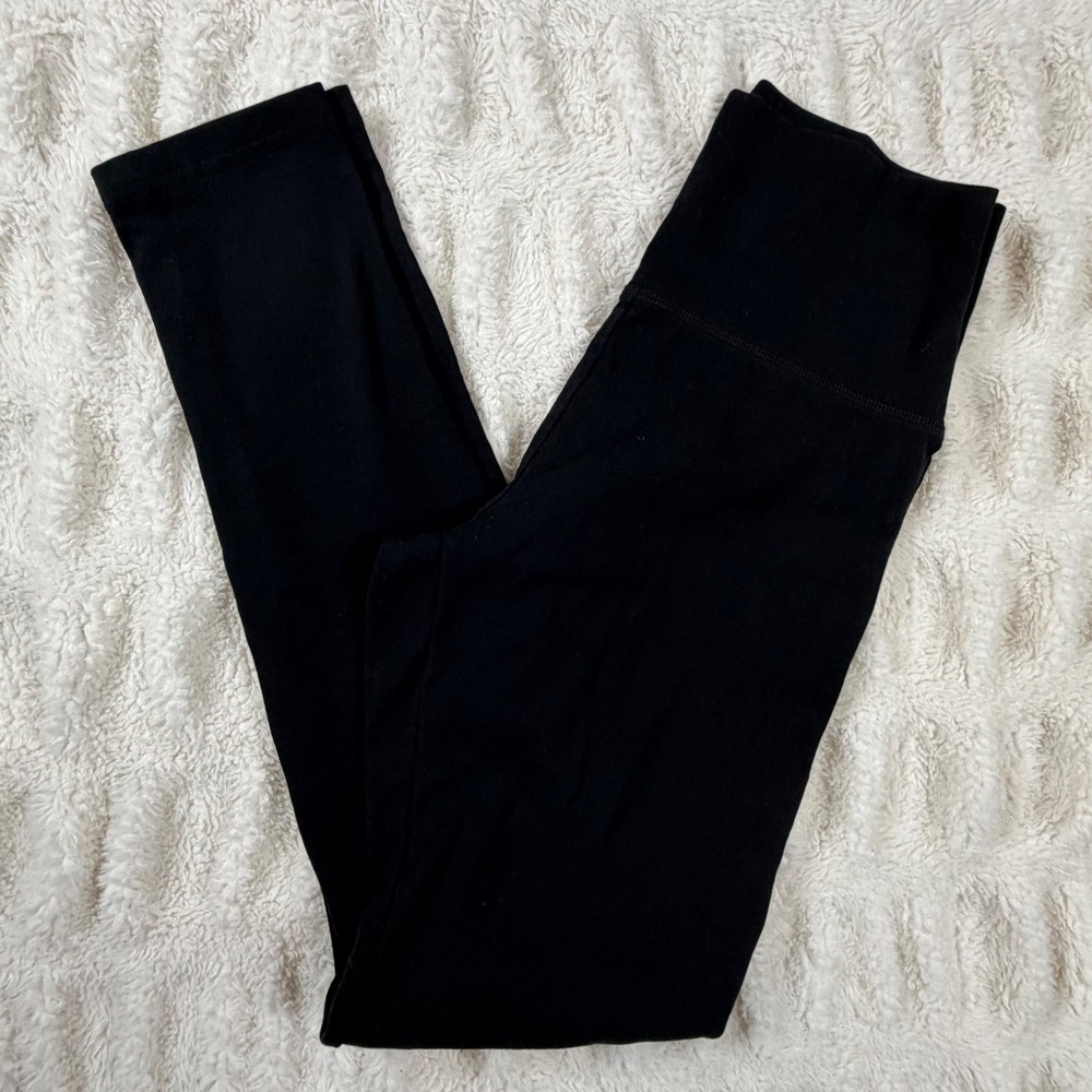 OFFLINE by Aerie OG High Waisted Leggings Black Medium Cotton Blend Activewear